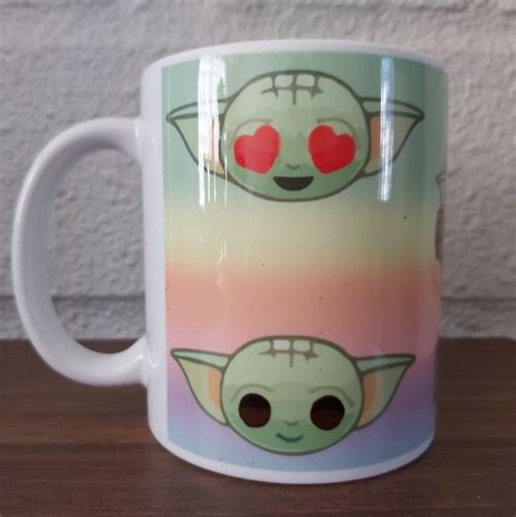 Tazón Baby Yoda The Mandalorian Kawaii Tasa Star Wars Cuotas sin interés