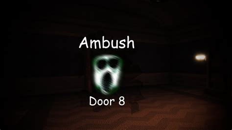 Ambush Appears In Door 8 Roblox Doors Youtube