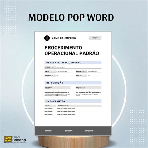 Modelo Pop Pronto No Word