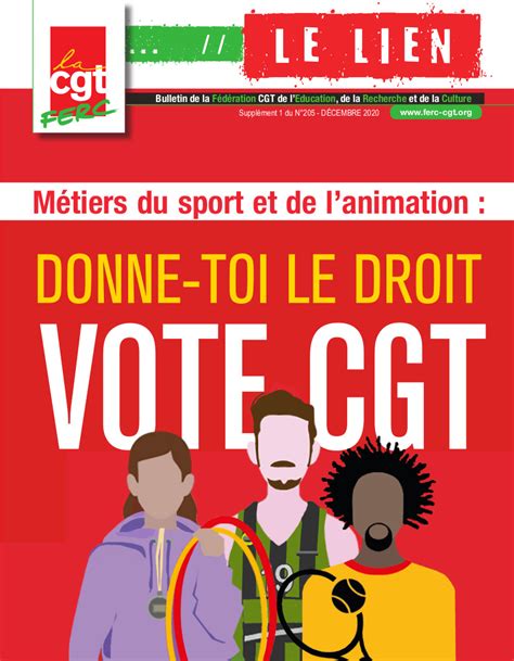 Métiers du sport et de lanimation Donne toi le droit vote CGT