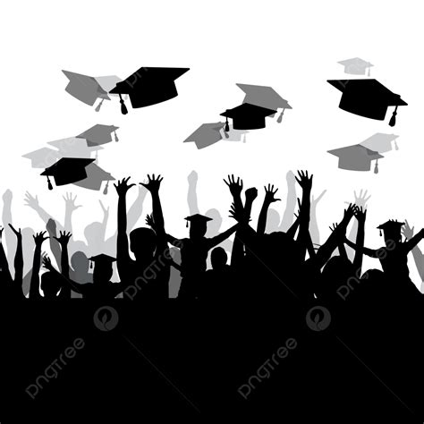 Graduate Silhouette Free Vector