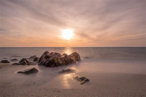 Free Images Beach Sea Coast Sand Rock Ocean Horizon Cloud Sun