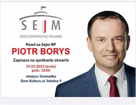 Boles Awiec Dla Ciebie Bolec Info Piotr Borys Zaprasza Na Spotkanie