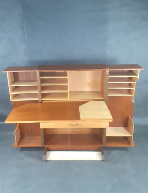 Swiss Magic Box Desk Attributed To Mumenthaler Meier 1960s For Sale