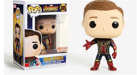 Exclusive 'Avengers: Infinity War' Unmasked Iron Spider Funko Pop Now ...