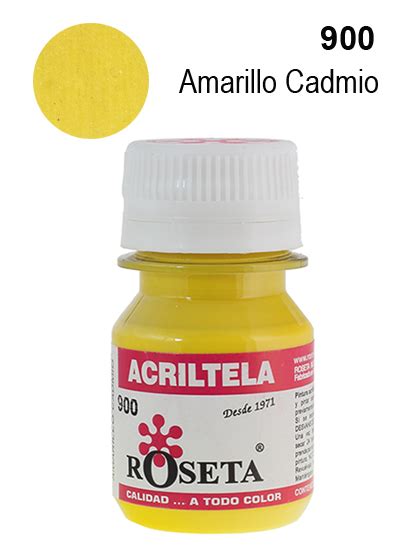 ACRILTELA Amarillo Cadmio 900 30cc Roseta