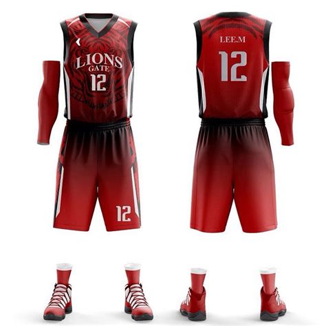 Full Sublimation Printing Basketball Uniforms Free Design Customized