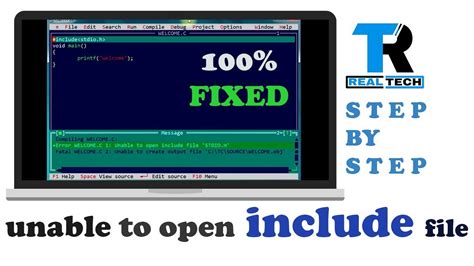 UNABLE TO OPEN INCLUDE FILE Stdio H TC And TURBOC3 FIXED YouTube
