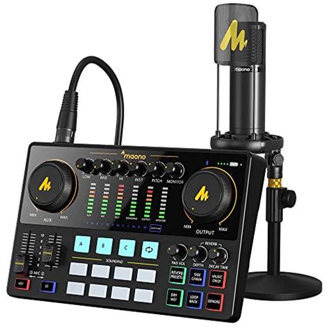 Maono Podcast Equipment Bundle With Audio Interface And Xlr Want It All