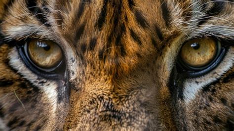 Premium Photo A Piercing Stare From A Predators Eyes Captured In A