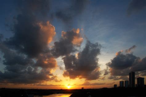 Fotos Gratis Cielo Puesta De Sol Horizonte Nube Resplandor