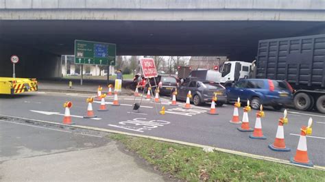 Sunbury A316 Crash Aftermath Of Fatal Collision Following Police Chase Surrey Live