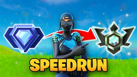 Diamond To Elite Speedrun Fortnite Ranked Youtube