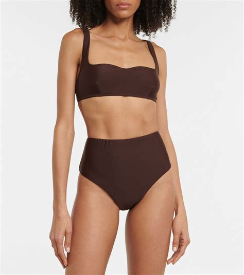 Nanushka Bente High Rise Bikini Bottoms Nanushka