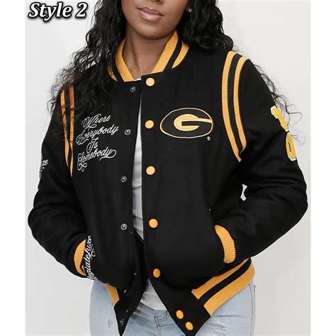 Wool Black Grambling State University Varsity Jacket Jackets Masters