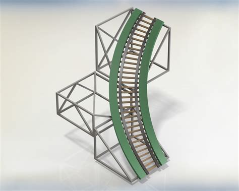 Roller coaster Construction set 3D model | CGTrader