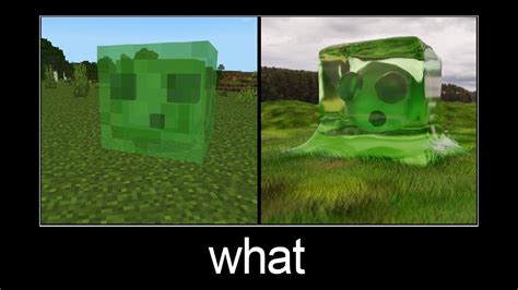 Minecraft Wait What Meme Part Realistic Slime Minecraft Videos