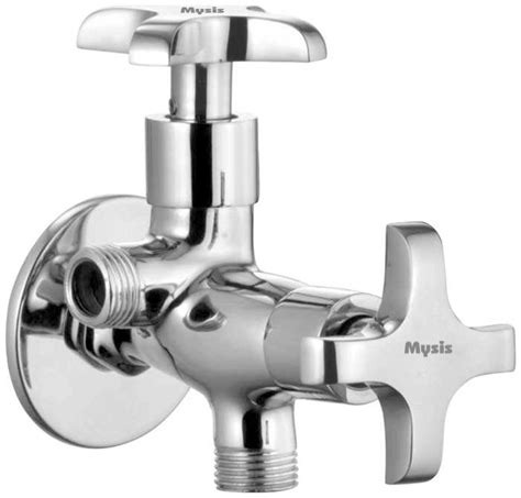 Buy Salsa Brass 2 In 1 Angle Valve With Wall Flange Disc Fitting Quarter Turn Online At Low