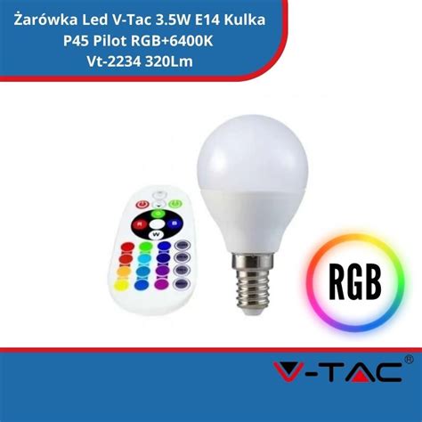 Ar Wka Led V Tac W E Kulka P Pilot Rgb K Vt Lm