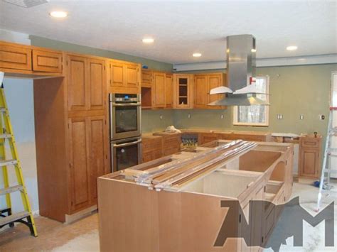 Installing Kitchen Island Cabinets