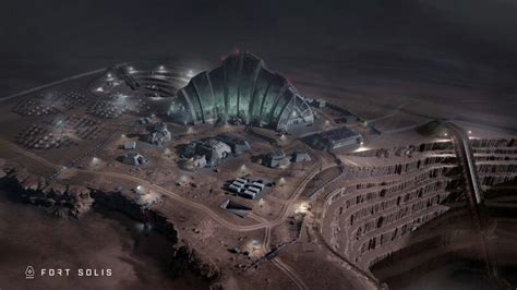 Fort Solis Concept Art Overview Of The Fort Solis Base Steam News