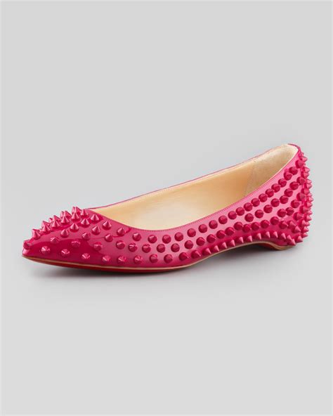 pigalle christian louboutin flats tie