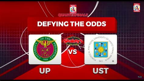 2022 Shakeys Super League Day 12 Match 4 Quarterfinals UST Vs