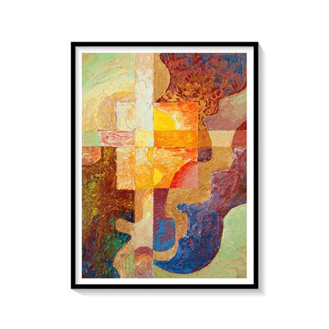 Buy Abstract Red Blue Art Painting Online India at Best Price - Dessine Art