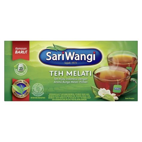 Jual Kemasan Teh Sariwangi Teh Celup Melati Isi 25 Multipack Teh