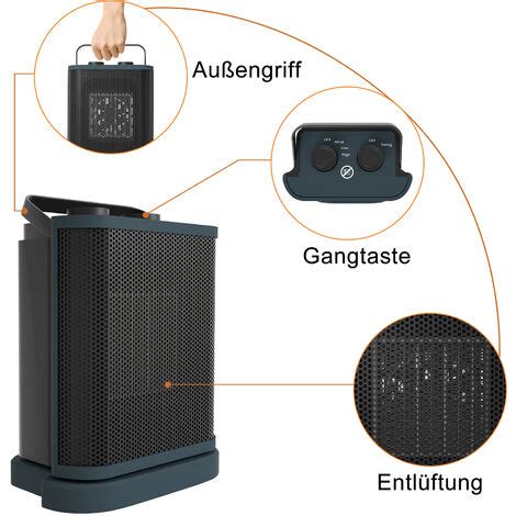 Froadp W Mini Keramik Heizl Fter Elektroheizungen Mit