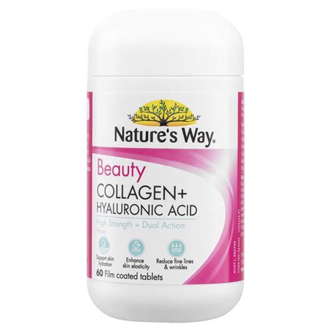 Buy Natures Way Beauty Collagen Hyaluronic Acid 60 Tablets Online At