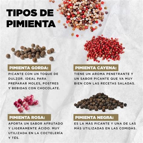 An Info Sheet With Different Types Of Spices And Their Names In Spanish