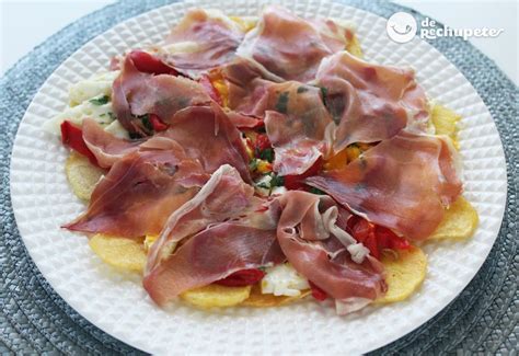 Receta de huevos rotos con jamón Receta Recetas con huevo Recetas