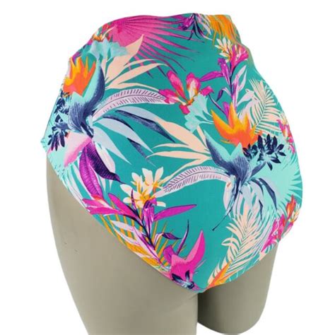 Xhilaration Juniors Floral Sport Elastic High Waist Bikini Swim Bottom XL For Sale Online EBay