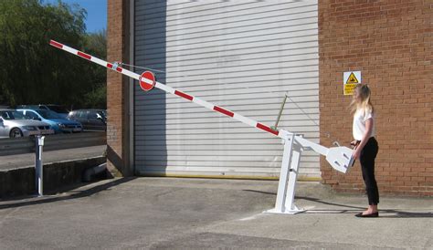 Manually Operated Rising Arm Traffic Control Barriers Avon Barrier