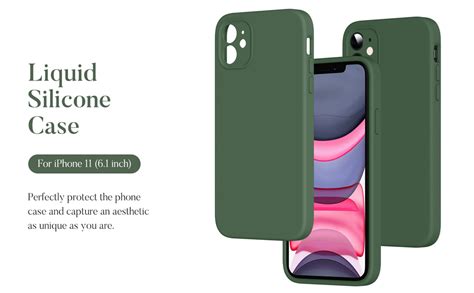 Amazon Supdeal Liquid Silicone Case For IPhone 11 Flat Edge