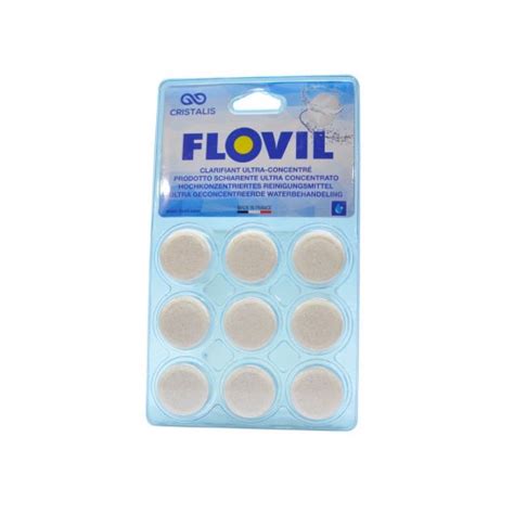 Floculant Clarifiant Flovil 9 Pastilles