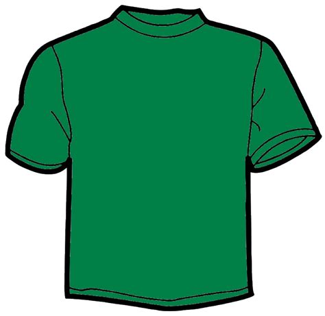 Green T Shirt Template Clipart Best