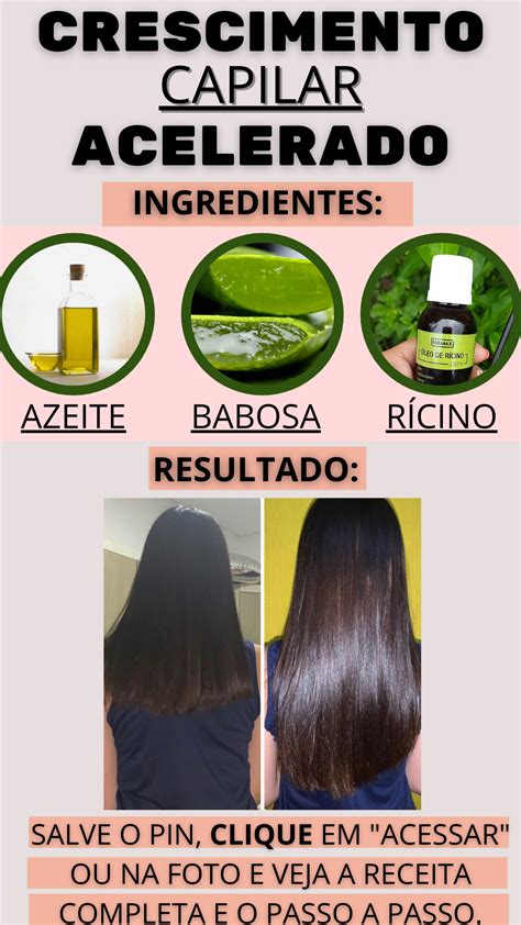 Use Isso E Seu Cabelo Vai Crescer X Mais R Pido E Ficar Gigante