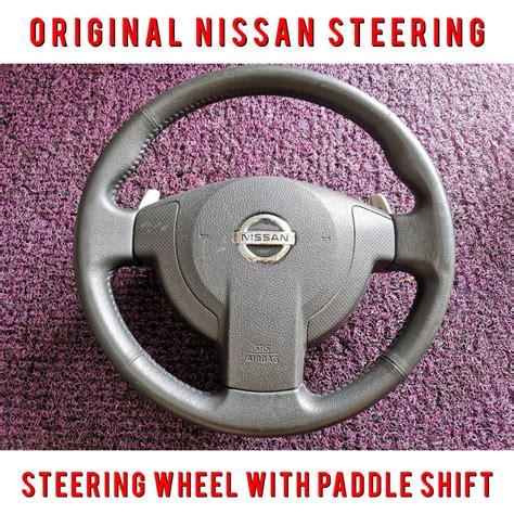 Ori Nissan Steering Wheel With Paddle Shift Stereng For Serena