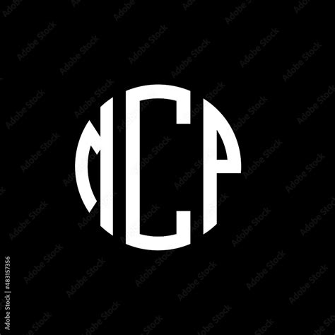 MCP letter logo design. MCP modern letter logo with black background ...