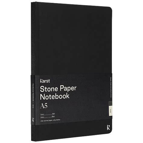 Karst A5 Stone Paper Hardcover Notebook Squared Connect Promotions