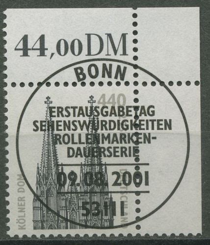 Bund 2001 Sehenswürdigkeiten SWK 2206 Ecke 2 mit ESST BONN