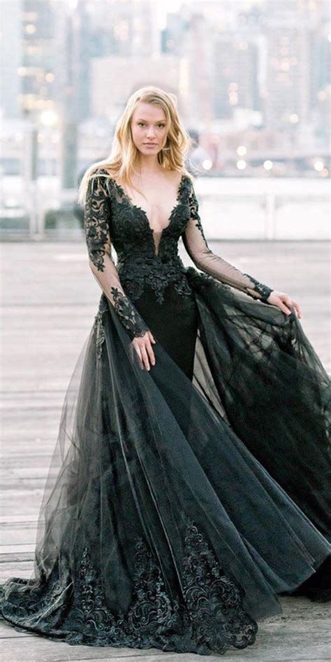 Gothic Black Wedding Dresses Best 10 Gothic Black Wedding Dresses