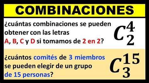 Combinaciones Matemáticas Ejercicios Resueltos Cuántos Comités De 3