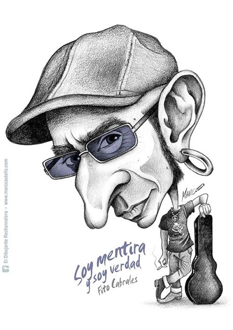 Fito Cabrales Fito Y Fitipaldis Caricatura De Marc Castells Lluch