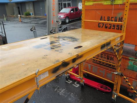 Gssi 1000 Lb Load Capacity Multi Purpose Scaffolding Oahu Auctions