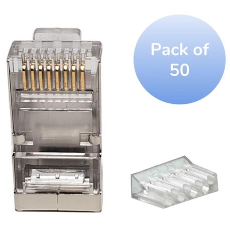 Micro Connectors 50 Pack Cat6 Rj45 Modular Plug C20 088l6s 50 At