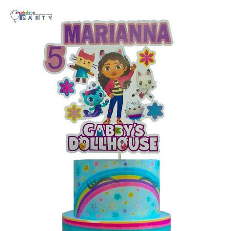 CAKE TOPPER GABBY LA CASA DELLE BAMBOLE GABBY DOLLHOUSE