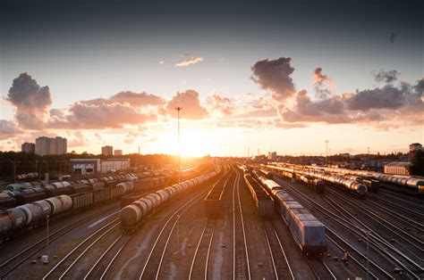 Free Images Horizon Light Cloud Sky Technology Track Railway